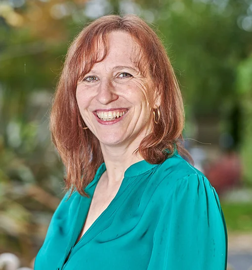 Dr Lisa Gentle, Research Manager/Fellow at Norland, stood smiling